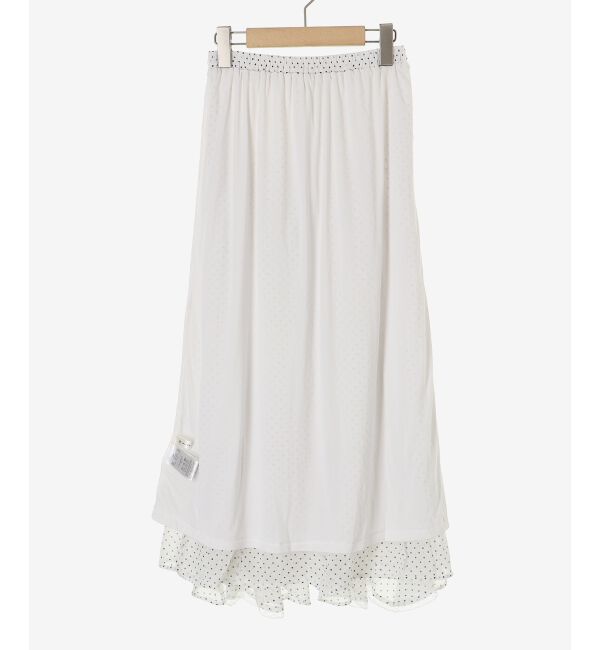  「エアリードロップラッフルスカート」|スカート|