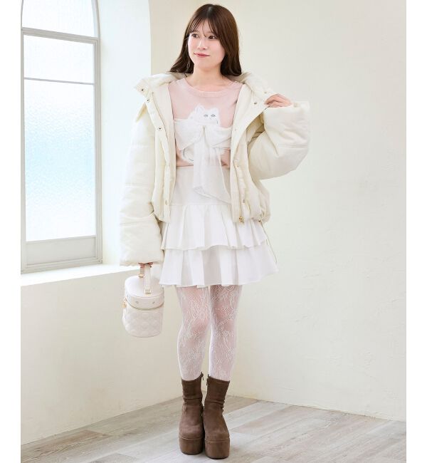  「厚底ストレッチショートブーツ」|ショートブーツ|