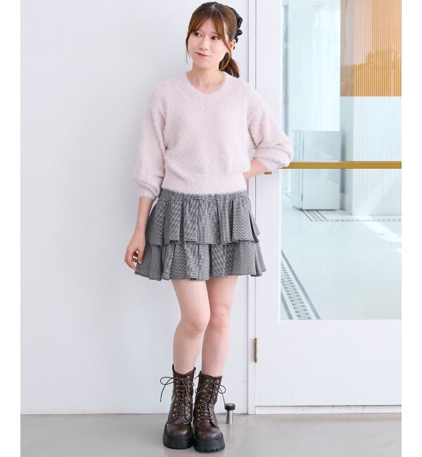  「アソートティアードミニスカパン」|スカート|