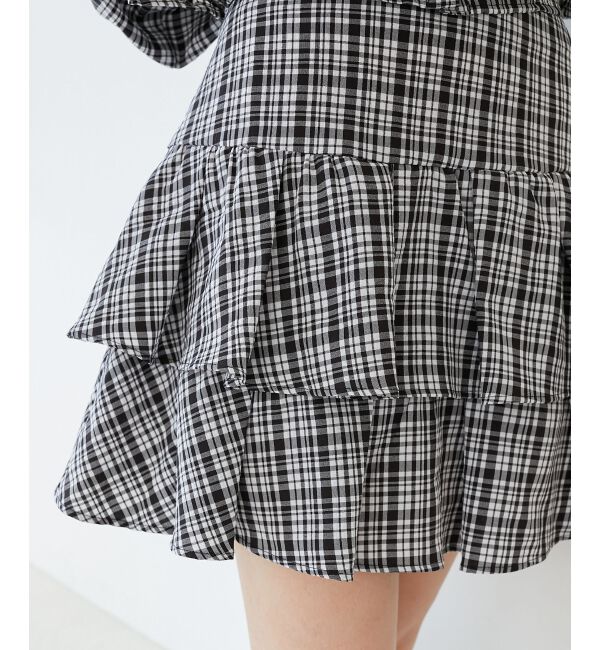  「アソートティアードミニスカパン」|スカート|