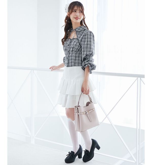  「アソートティアードミニスカパン」|スカート|