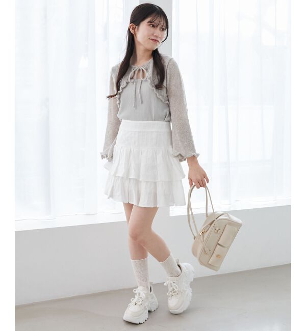  「アソートティアードミニスカパン」|スカート|