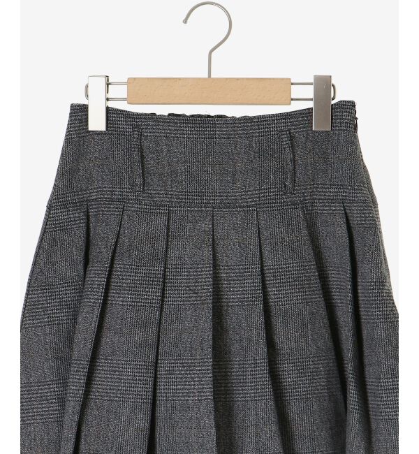  「ベルトセットプリーツミニスカパン」|スカート|