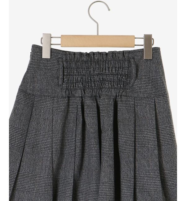 「ベルトセットプリーツミニスカパン」|スカート|