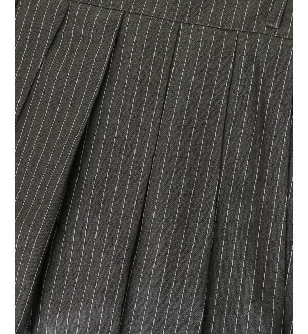  「ベルトセットプリーツミニスカパン」|スカート|