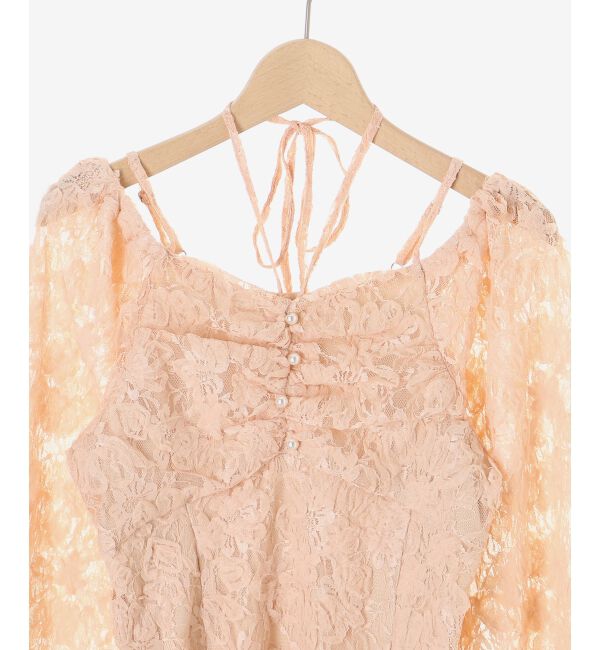  「2wayフラワーレースブラウス」|シャツ・ブラウス|