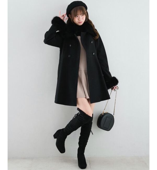  「2WAYファーニーハイロングブーツ」|ロングブーツ|