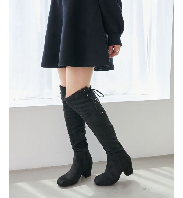  「2WAYファーニーハイロングブーツ」|ロングブーツ|