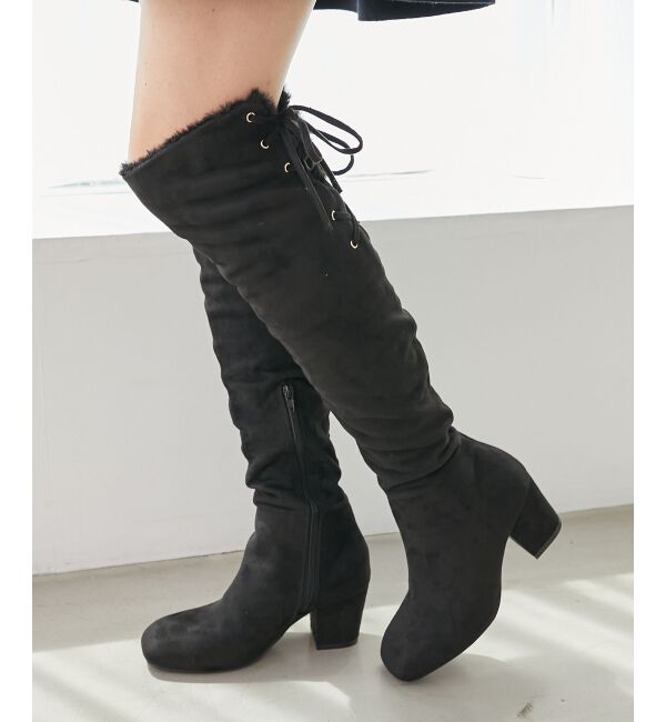  「2WAYファーニーハイロングブーツ」|ロングブーツ|