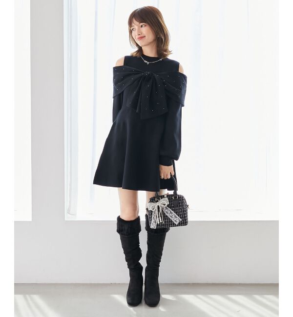  「2WAYファーニーハイロングブーツ」|ロングブーツ|