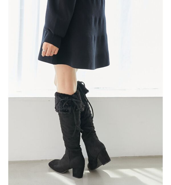  「2WAYファーニーハイロングブーツ」|ロングブーツ|
