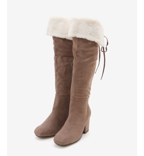  「2WAYファーニーハイロングブーツ」|ロングブーツ|