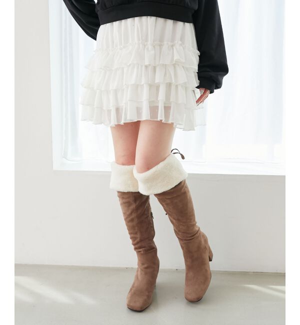  「2WAYファーニーハイロングブーツ」|ロングブーツ|