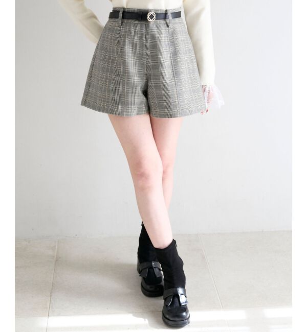  「ベルト付きショートパンツ」|その他|