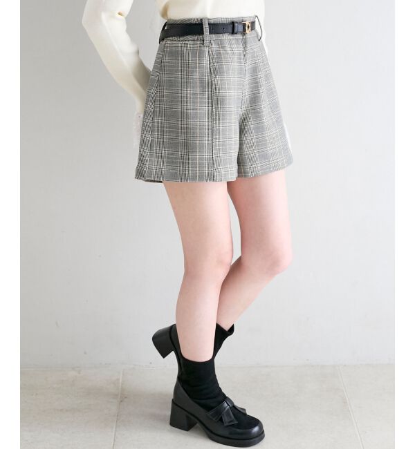  「ベルト付きショートパンツ」|その他|