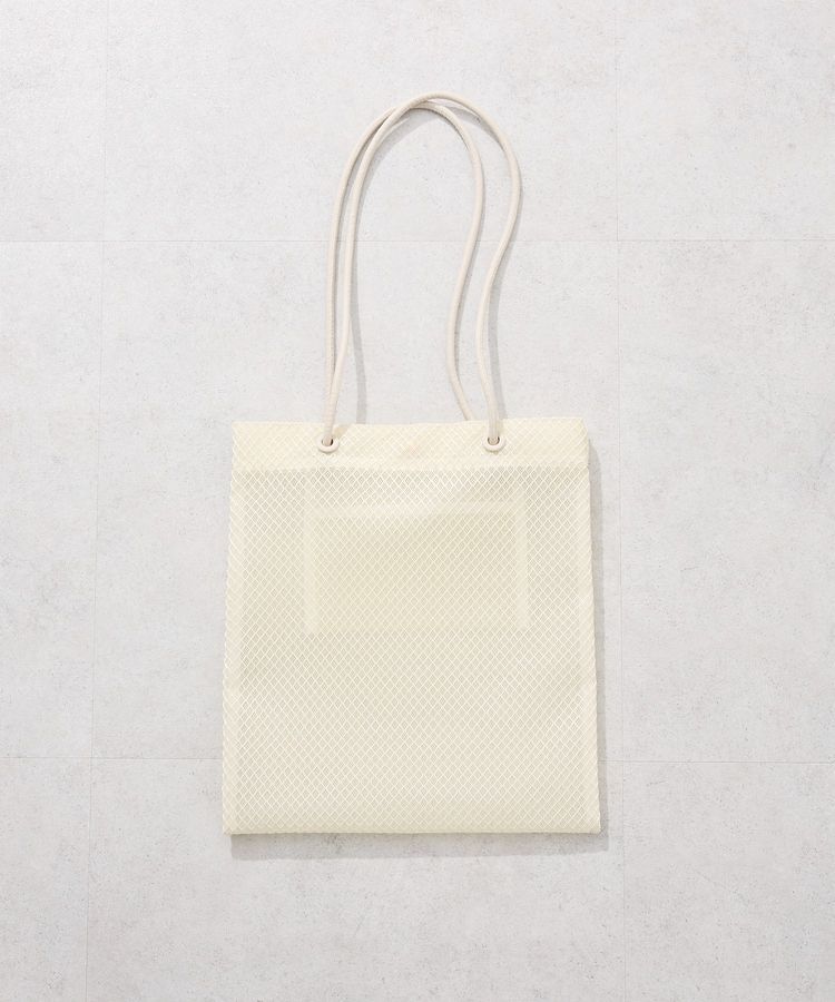 Green Parks「andmikka.メッシュA4トートバッグ」|トートバッグ|Ivory