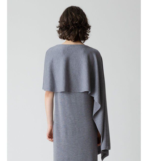 allureville「ハイツイストウールアシメケープ」|ニット・セーター|