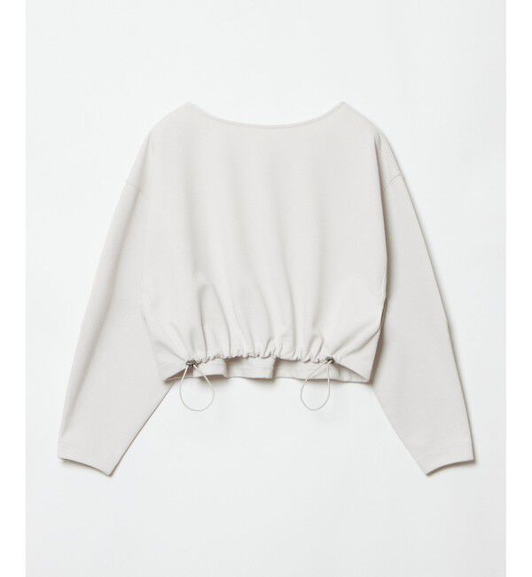 allureville「ブークレーダンボールクロップドプルオーバー」|Tシャツ・カットソー|