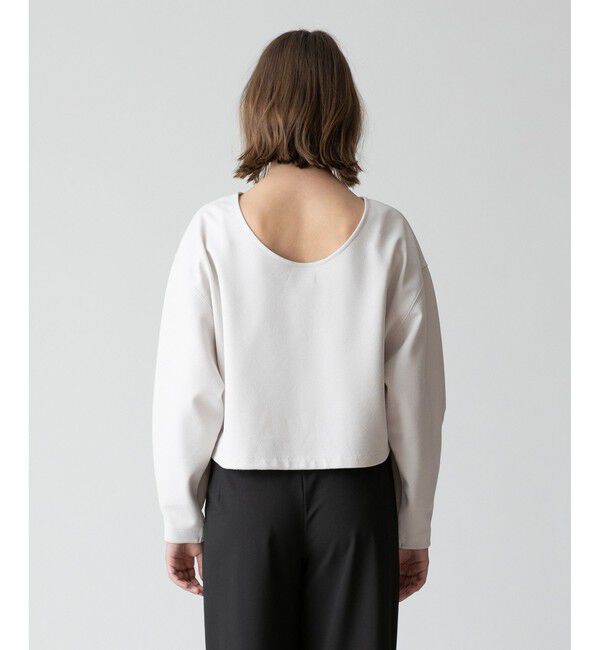 allureville「ブークレーダンボールクロップドプルオーバー」|Tシャツ・カットソー|