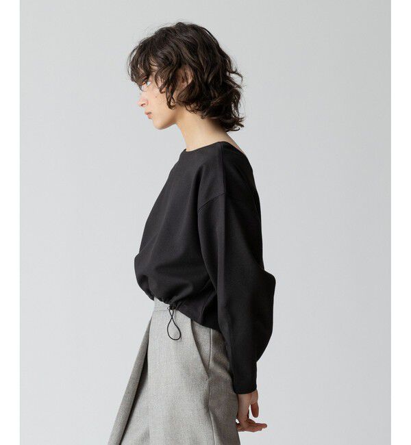 allureville「ブークレーダンボールクロップドプルオーバー」|Tシャツ・カットソー|