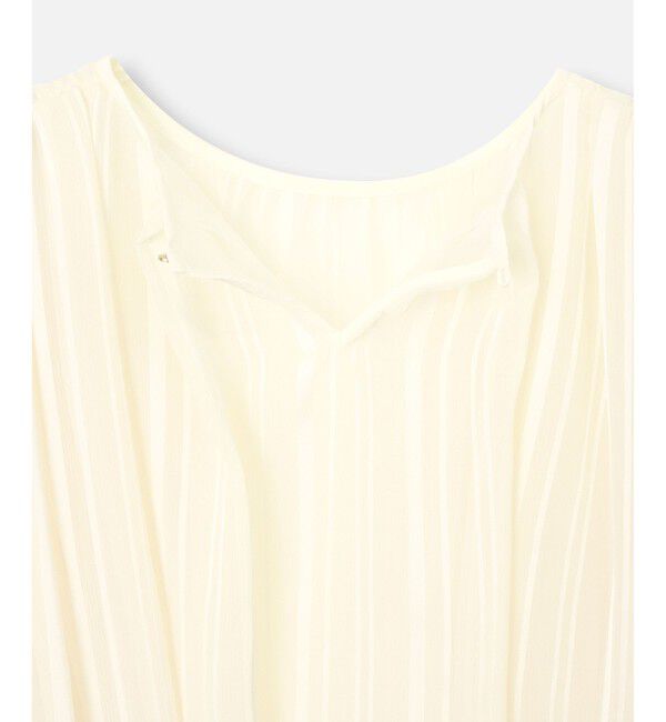 allureville「シアーショートギャザリングブラウス」|シャツ・ブラウス|