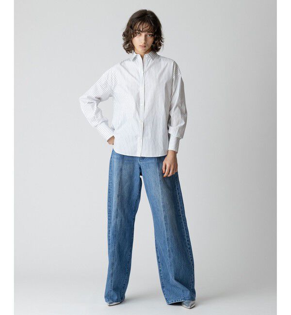 allureville「コットンデザインスリーブブラウス」|シャツ・ブラウス|