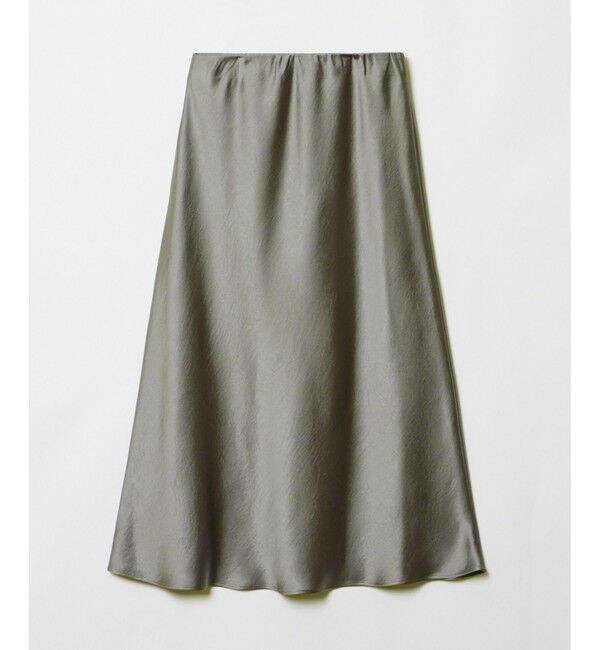 allureville「サテンバイヤスナロースカート」|スカート|