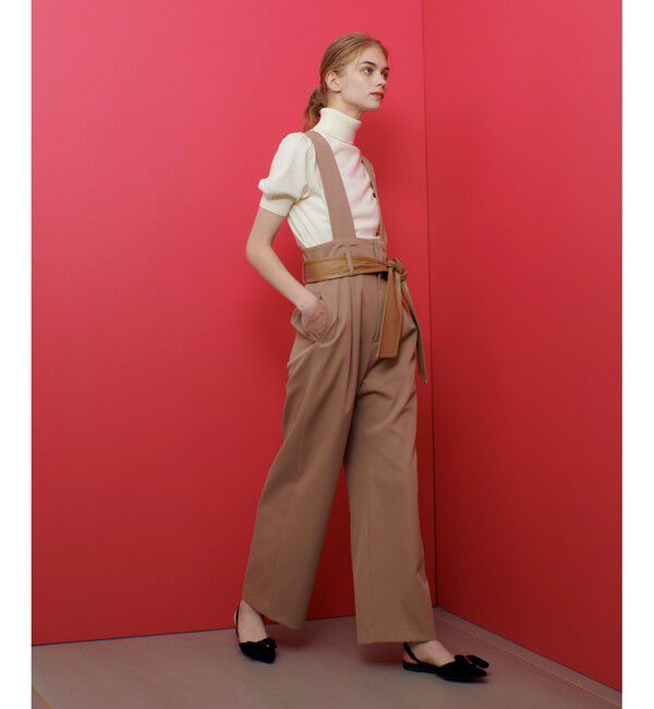 LOULOU WILLOUGHBY「【LOULOU WILLOUGHBY】ジャンパーワイドパンツ」|オールインワン|