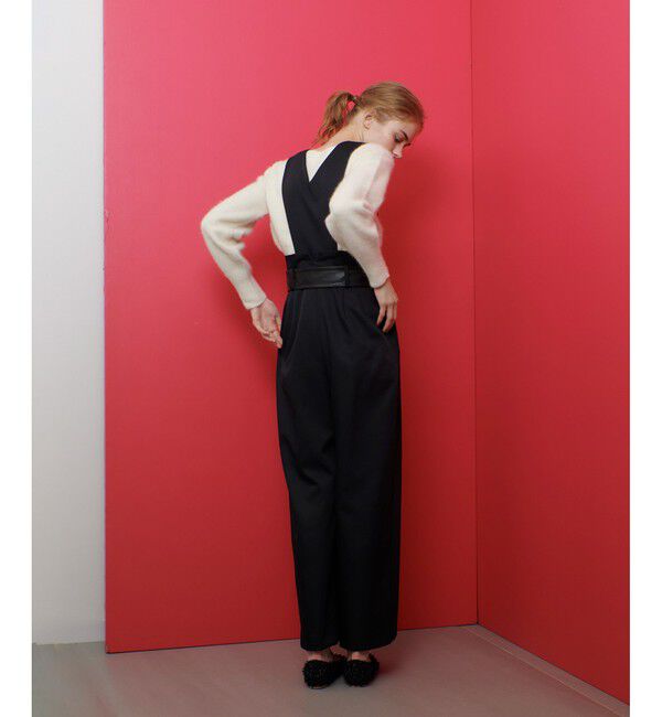 LOULOU WILLOUGHBY「【LOULOU WILLOUGHBY】ジャンパーワイドパンツ」|オールインワン|