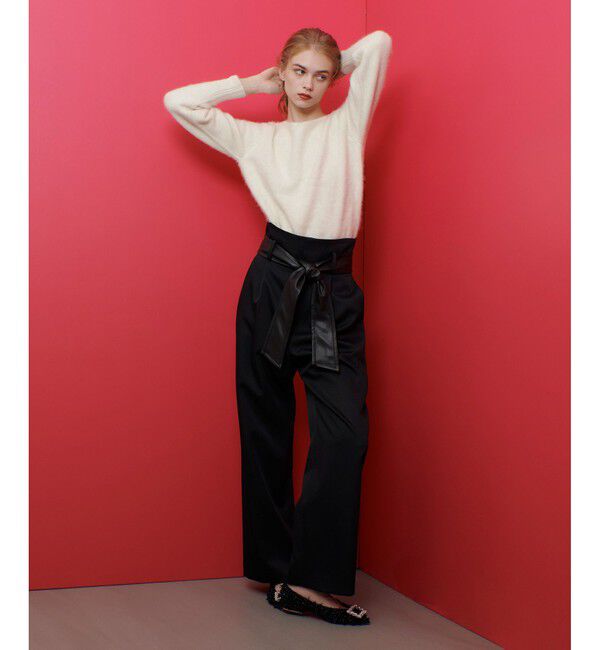 LOULOU WILLOUGHBY「【LOULOU WILLOUGHBY】ジャンパーワイドパンツ」|オールインワン|