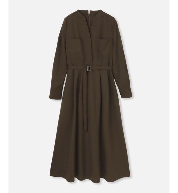 allureville「スタンドカラータックワンピース」|ワンピース|