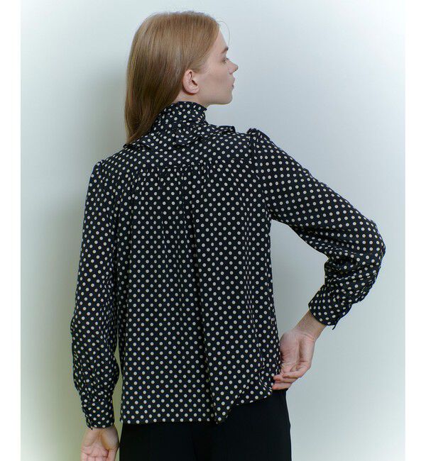 LOULOU WILLOUGHBY「◇【LOULOU WILLOUGHBY】デシンドットフリルボウタイブラウス」|その他|