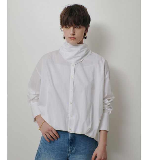 allureville「スカーフ付バルーンシャツ」|シャツ・ブラウス|