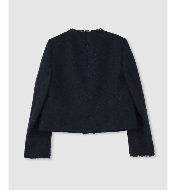 allureville「ツィードノーカラージャケット」|ノーカラージャケット|