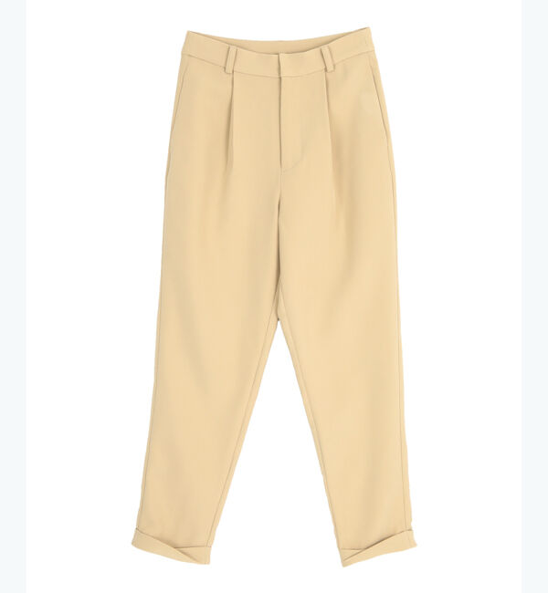 ur's「ツイストヘムテーパードパンツ」|スラックス|