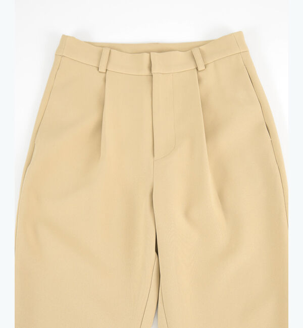 ur's「ツイストヘムテーパードパンツ」|スラックス|