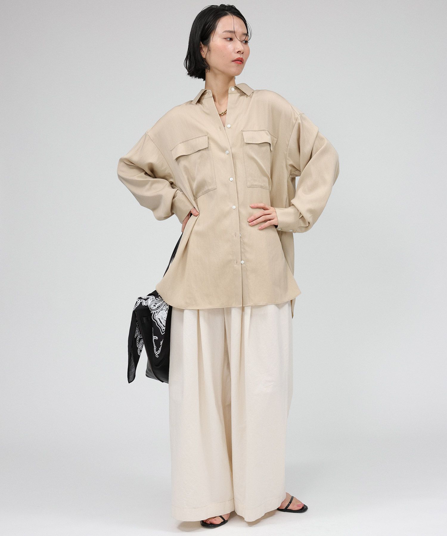 BABYLONE「ウェザータックワイドパンツ」|その他|