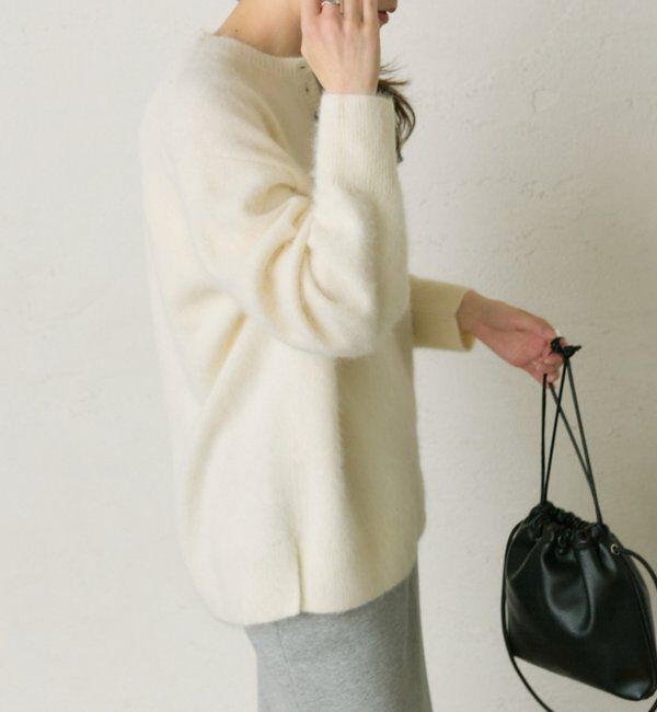  「【25th】FOX混ヘンリーネックニット」|ニット・セーター|