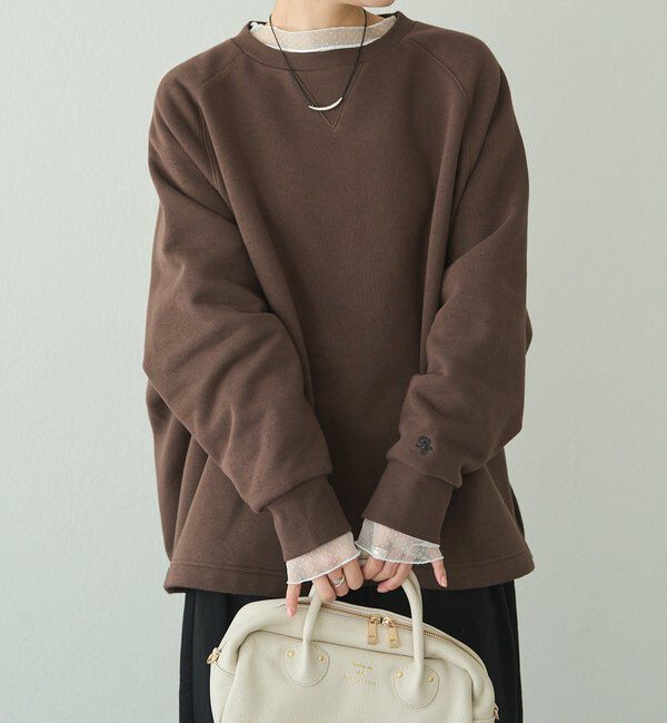  「裏起毛ポンチョスウェットプルオーバー」|スウェット・ジャージ|ブラウン