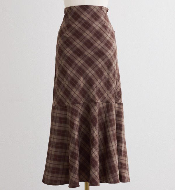  「WEB限定／【マイナス5キロ見え】後ろレースアップマーメイドスカート」|スカート|