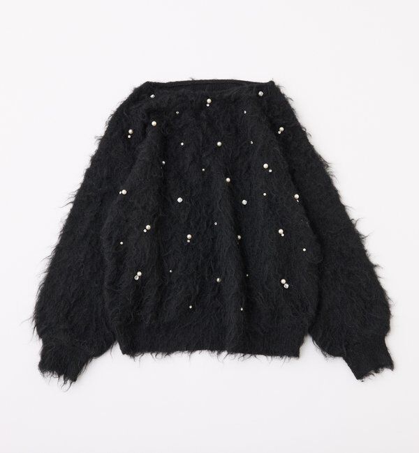  「ビジューシャギーニット」|ニット・セーター|