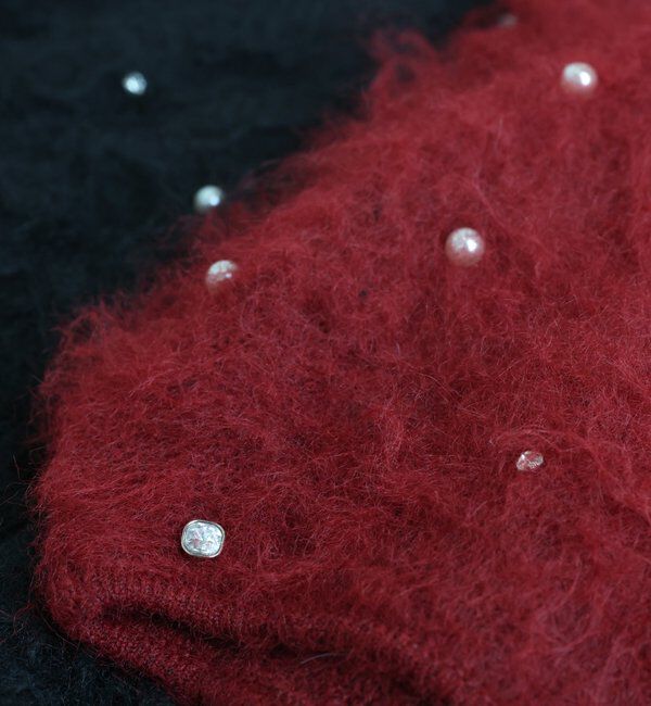  「ビジューシャギーニット」|ニット・セーター|