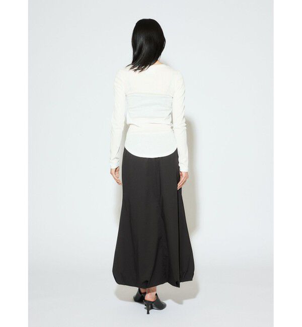 MIDIUMISOLID「MIDIUMISOLID for Ladies ロングバルーンスカート」|スカート|