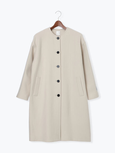 Te chichi「【宮本茉由着用】ウールメルトンノーカラーロングコート《2025winter catalog item》」|その他|