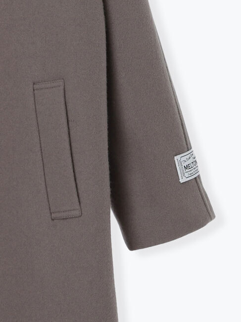 Te chichi「【宮本茉由着用】ウールメルトンノーカラーロングコート《2025winter catalog item》」|その他|