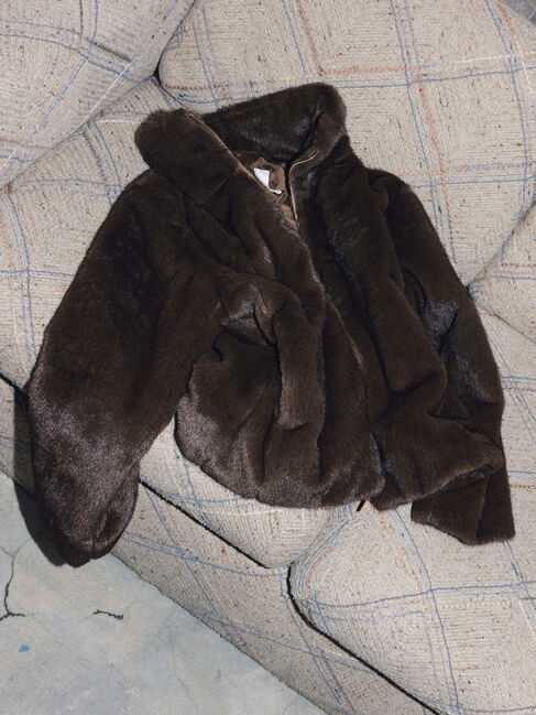 Te chichi「【宮本茉由着用】グラデーションファースタンドジャケット」|その他|