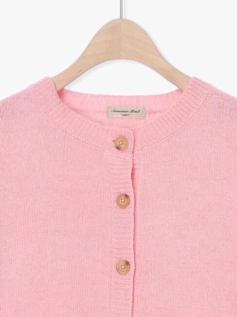 Samansa Mos2「花刺繍入りカーディガン」|カーディガン|