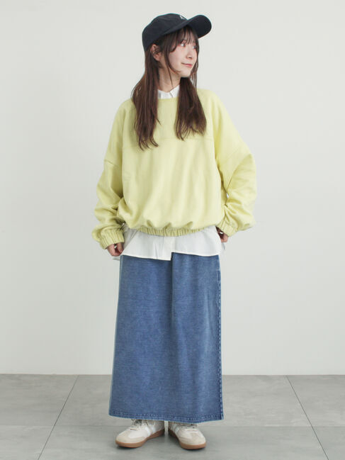 Samansa Mos2「裏毛スカート」|スカート|