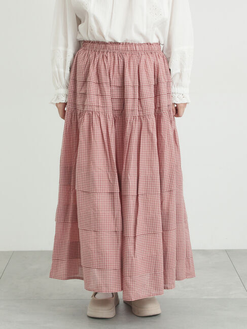 Samansa Mos2「シアータックギャザースカート」|スカート|