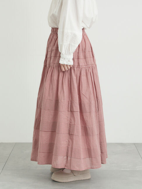 Samansa Mos2「シアータックギャザースカート」|スカート|